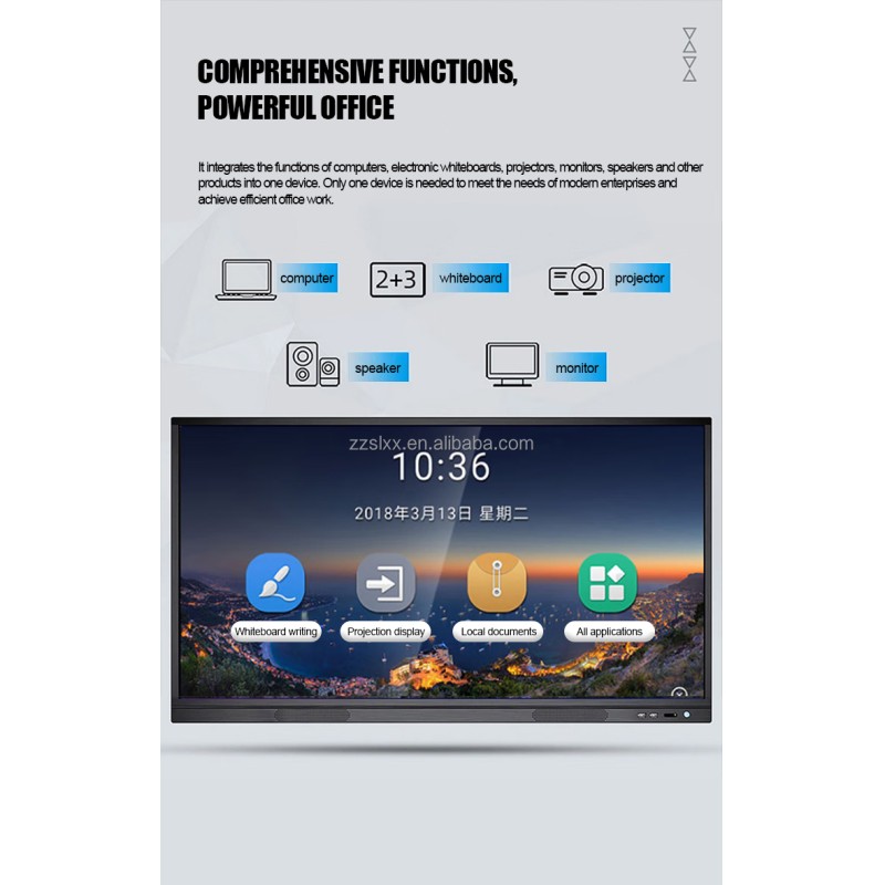 LED Interactive Whiteboard Touch Screen Panel Smart All in One Machine