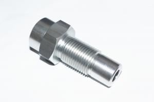 China Bright Silver Anodizing CNC Machined Aerospace Parts UNC Standard Threaded on sale