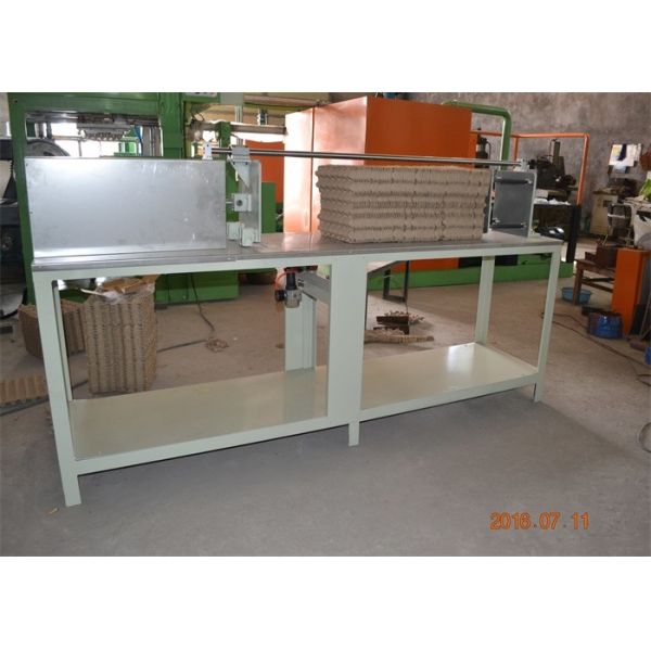 2 molds 700pcs/h Customized Molds Paper Egg Tray Machine Pulp Molding Machine With Low Energy