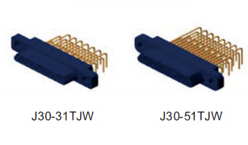 MIL-DTL-83513 J30-31ZKW 31Pin Micro D Rectangular Connector Right Angle PCB Mount with Metal Body