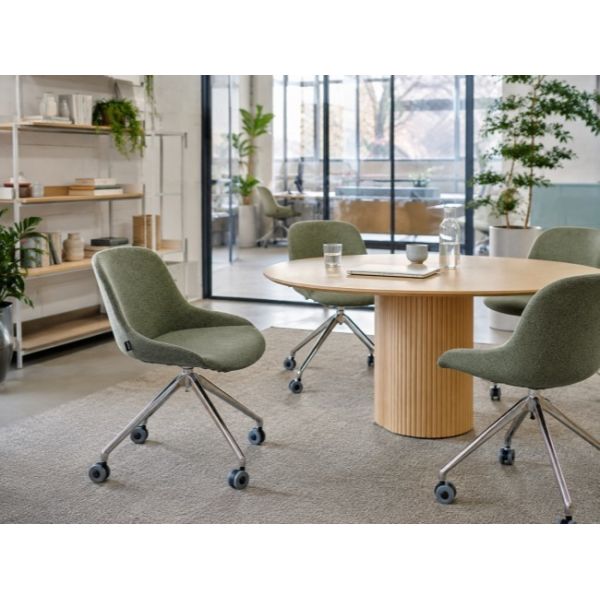Modern Upholstered Conference Chairs Dustproof Easy Cleaning For Long Term Use