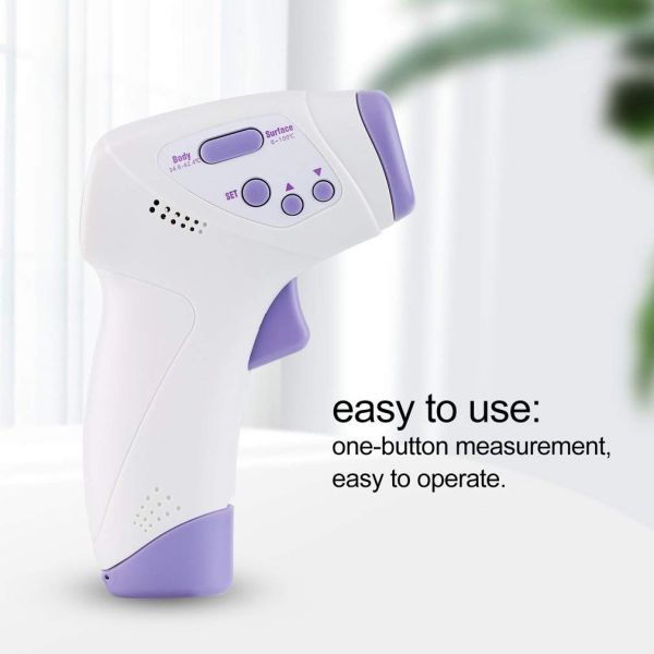 Non Contact Digital Infrared Forehead Thermometer Temperature Instruments