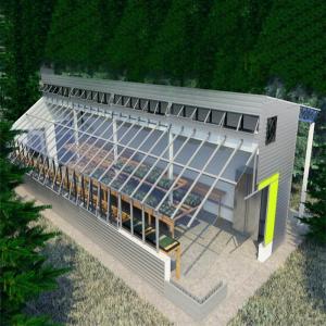 China Frameless Panel Indoor Farming Dynamic Photovoltaic Greenhouse on sale