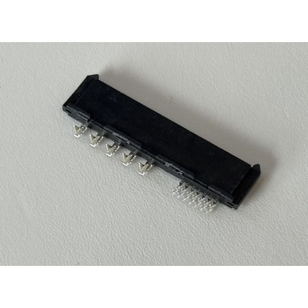 SATA 22-Pin 1.27mm Dual Row Female PCB Connector, Right Angle SMT Power Signal Terminals Connector, Customization for Server Storage HDD SSD Cable