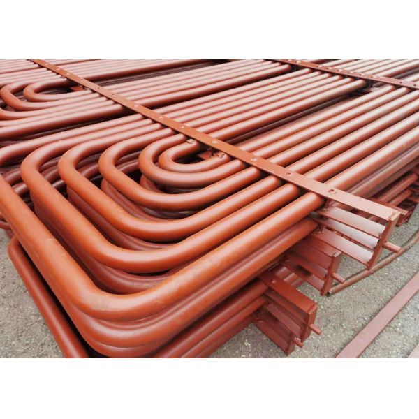 Inverted Carbon Steel Boiler Reheater Coil With Proper Steam Drainage