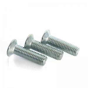 China Alloy Stainless Steel Flat Head Screws Grade 4.8 M4 X 10mm Countersunk Screws on sale
