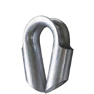 Buy cheap Hot Dipped Galvanized Wire Rope Thimble Carbon Steel Tube Thimble 10 - 38mm product