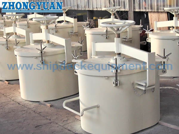 JIS F2320 Type B Horizontal Opening Cargo Oil Tank Hatch Cover Marine Outfitting