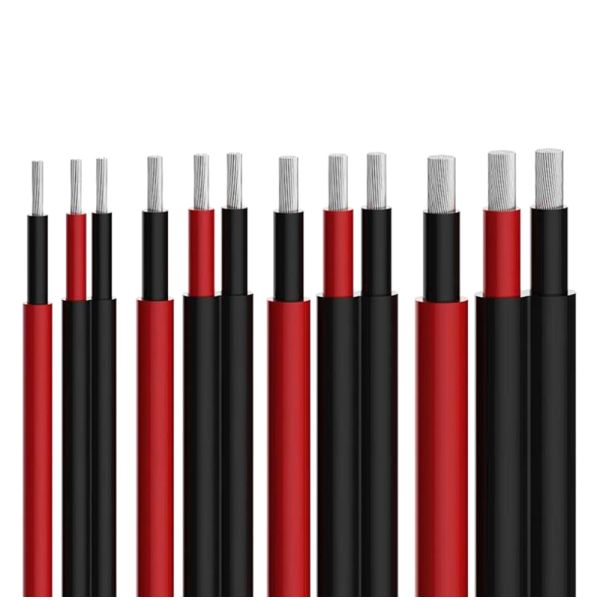 1500V DC Low Smoke Halogen Free Solar Photovoltaic Cable XLPE Insulation