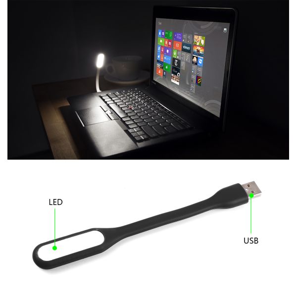New Flexible USB LED Light Lamp For Computer Keyboard Reading Laptop Notebook PC