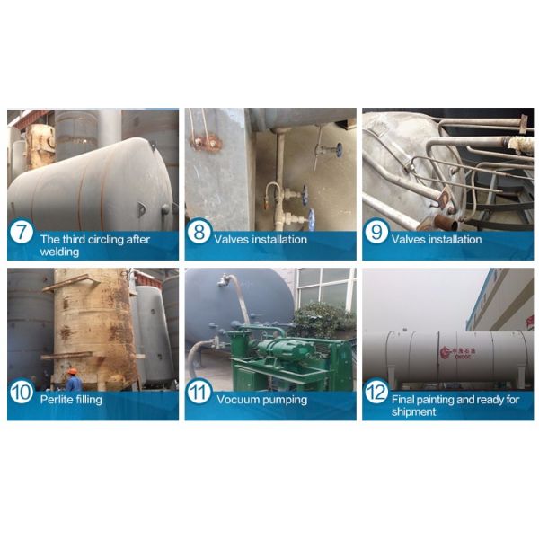 A2 C2 GC1 Carbon Steel High Pressure Air Storage Tanks 60000 Liters