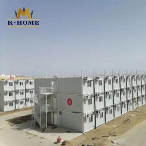 Buy cheap Container Prefabricated Flat Pack Housing Unit For Staff Quarters product