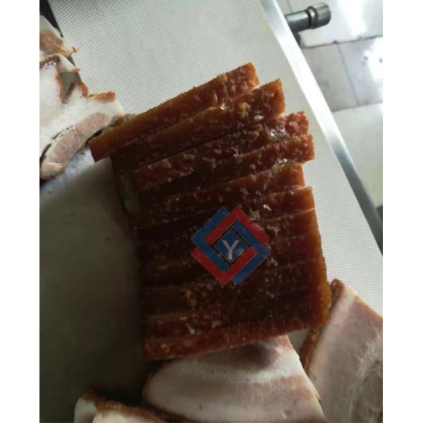 1.5kw Industrial Meat Slicer , Electric Cooked Meat Cutter Cutting Size Adjustable