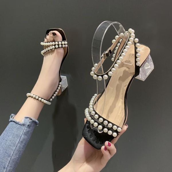 Spring Summer Womens Pump Heels With Leather Lining Fashionable