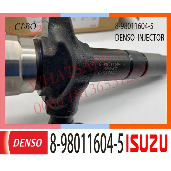 8-98011604-5 DENSO Diesel Engine Fuel Injector 8-98011604-5 095000-6980 095000-6981 For Isuzu 4JJ1