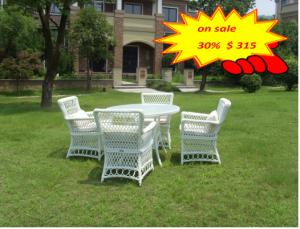 Buy cheap 5pcs Rattan Garden Dining Sets / Outdoor Rattan Garden Furniture Sets product