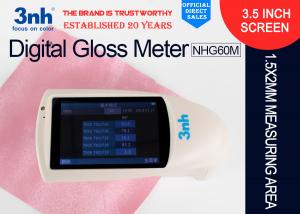 Buy cheap Small Aperture 3NH Digital Gloss Meter NHG60M With PC Software , Gloss Measurement Units product