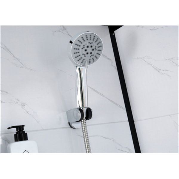 Shower Cabins White Acrylic ABS Tray 1700*1200*2150mm black aluminium