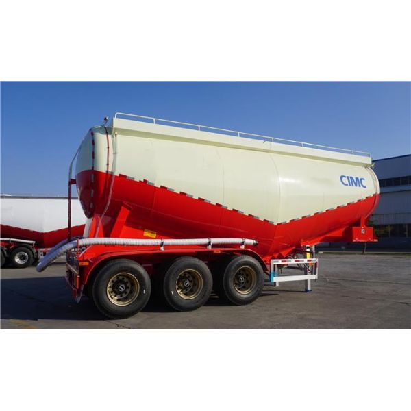 50-55cbm Powder Bulk Cement Tankers Truck for Sale-CIMC Manufacturer