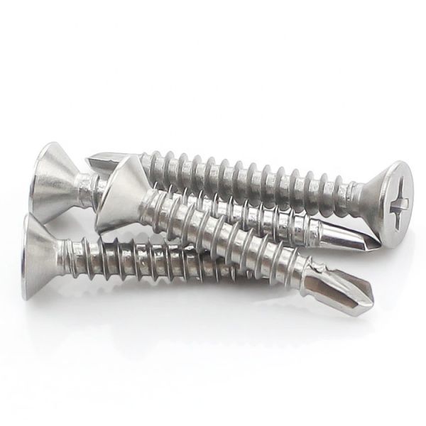 Stainless Steel Phillips Countersunk Head Self-Drilling Screw