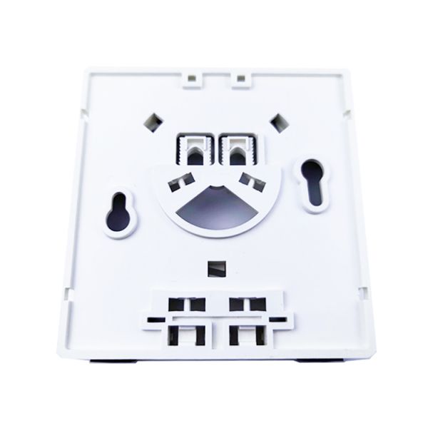 SC Connector Type 2 Cores Plastic Fiber Optic Faceplate Socket Panel for FTTH Indoor