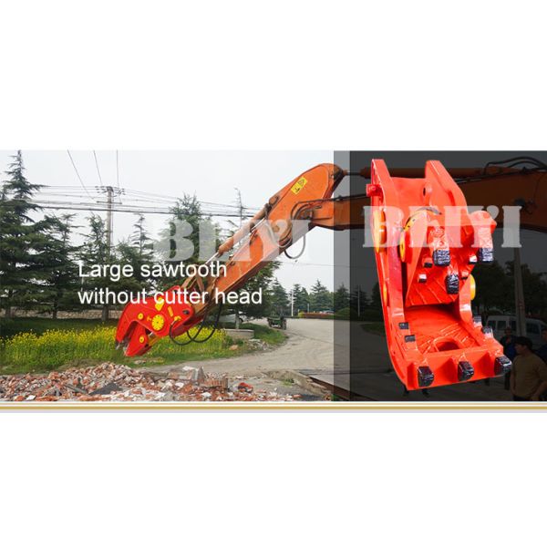 BEIYI hydraulic pulverizer attachments concrete cutter used for hydraulic demolition breaker