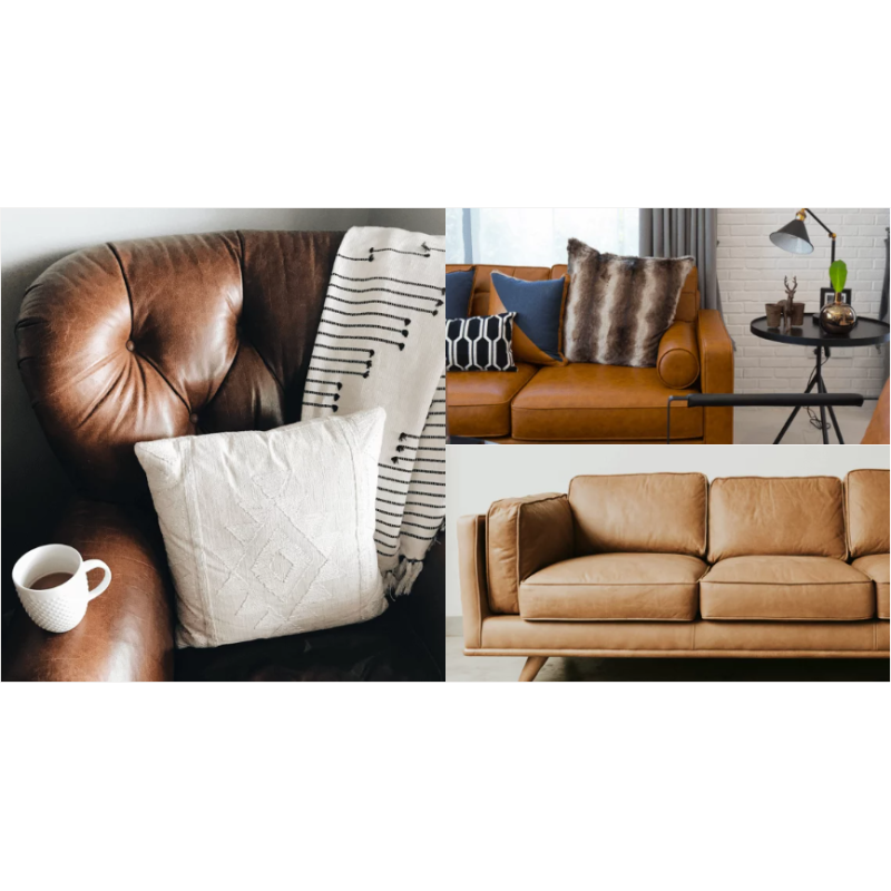 Sofas Upholstery Soft PVC Leather Material Easy To Stitch And Clean Brasion Resistant