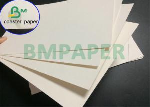 China 0.6mm 0.7mm 0.8mm 23 x35 White Absorbent Beer Coaster Board Sheet For Cup Coasters on sale