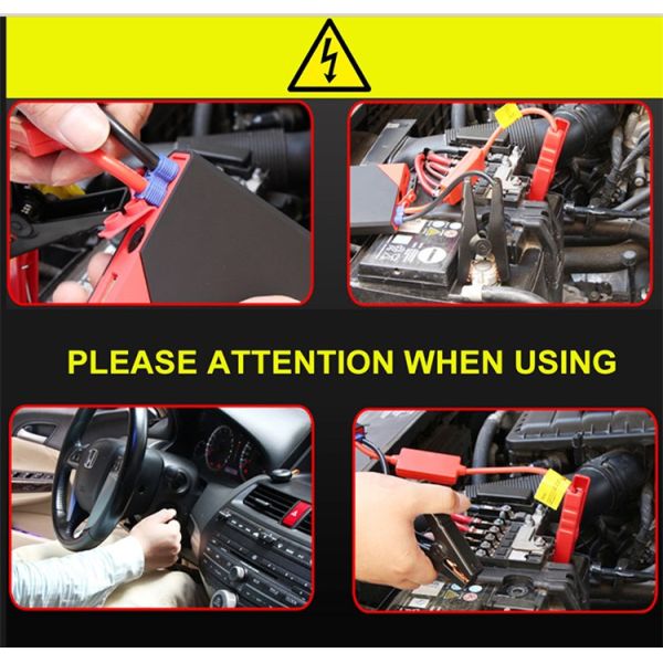 EC5 to Alligator Clamp 12V/24V 400A Jump Starter Cable