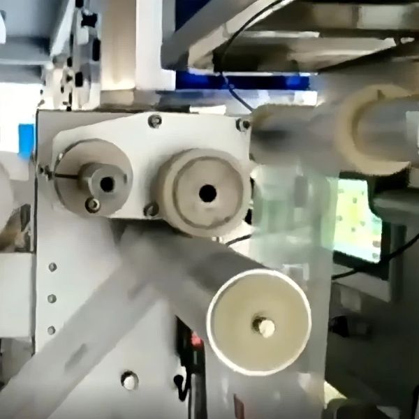 Automatic Triangle Tea Bag Packing Machine High Efficiency Tea Packaging Equipment 3kw