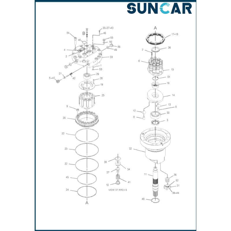 CA2720290 Travel Motor Seal Kit For C.A.Terpillar Excavator[325C, 328D LCR, 330C, 330C L, 330C MH, 330D, 330D L,and more]