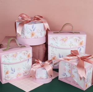 Buy cheap New Creative Pink Flower Candy Boxes Wedding Party Gifts Box Paper Chocolate Boxes Package product