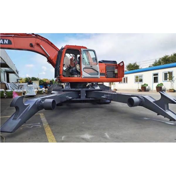 High Efficiency Excavator Clamp Arm with Adjustable Boom and Large Diameter Cylinders for Car Dismantling