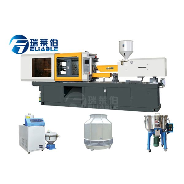 3.2 Tons Plastic Bottle Cap Making Machine , Preform Injection Moulding Machine