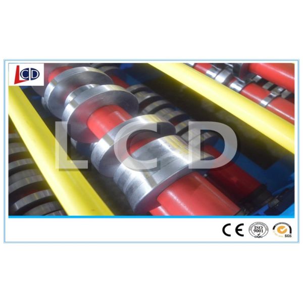 Roofing Double Layer Roll Forming Machine 3KW Hydraulic Power Button Switches Control