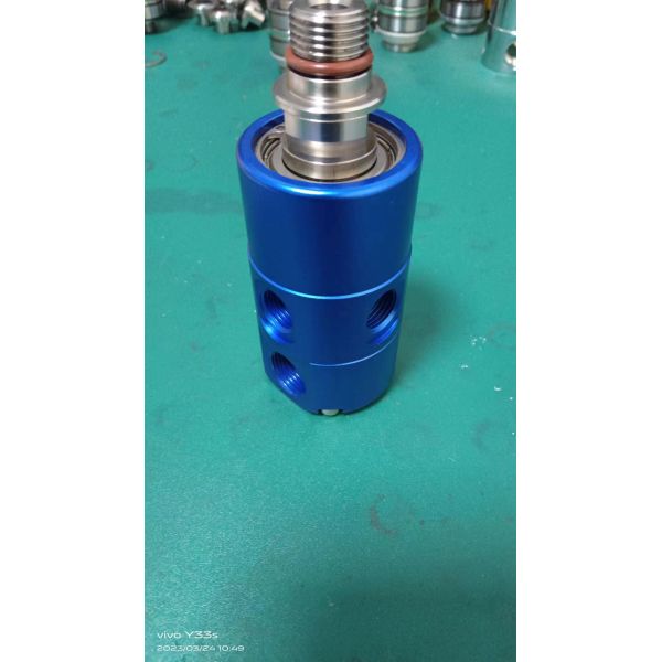 ELS-S01-185-05 High Speed Rotary Coupling / Joint For CNC Machine Center Outlet Water Cooling
