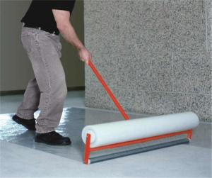 China Heat Proof 21'' 100m Carpet Shield Self Adhesive Film No Glue Residue on sale