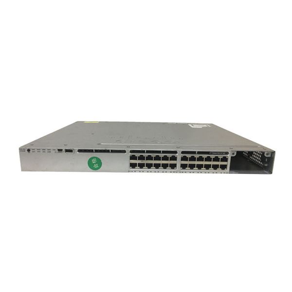 High Capacity 24-Port Layer 3 Switch with 5 Access Point Licenses and 10/100/1000 Ethernet POE Ports WS-C3850-24PW-S
