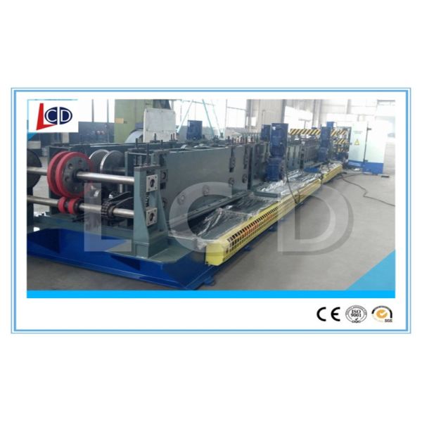 Perforated Galvanized Cable Tray Roll Forming Machine 5T Decoiler Capacity