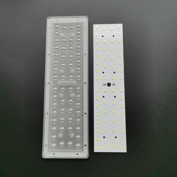 56-in-1 SMD 3030 LED Street Light Module Optical Grade PC Lens for Road, Highway & Area Lighting