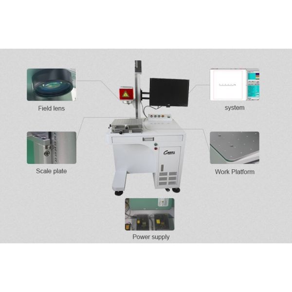 Led Light Bulb Laser Printing, Fiber Laser Printing Machine For Lights