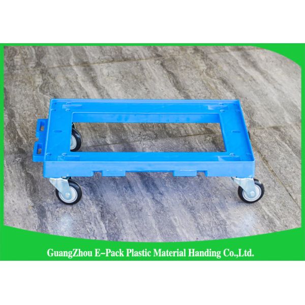 Customized Pallet Plastic Moving Dolly100 - 150KG Capacity 612 * 412 * 145mm