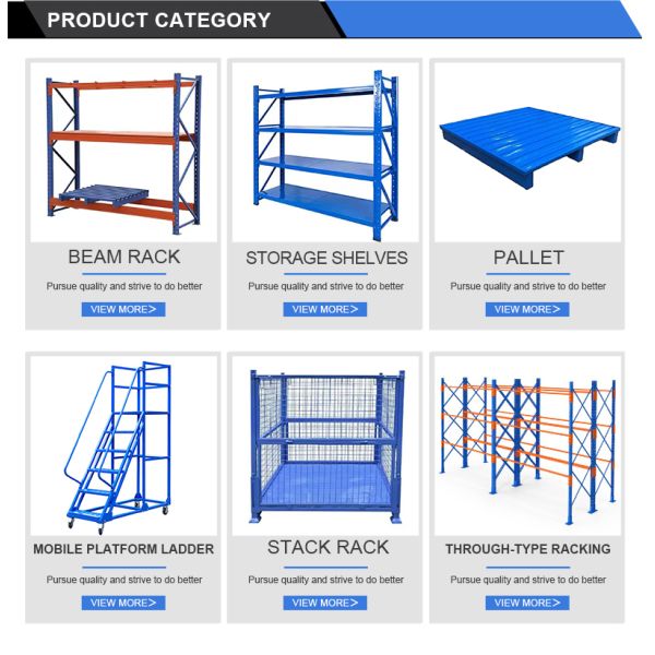 High-Density 5-Level Durable Drive-In Pallet Racking, Steel Storage Racking with Through Racking for Optimized Space Utilization