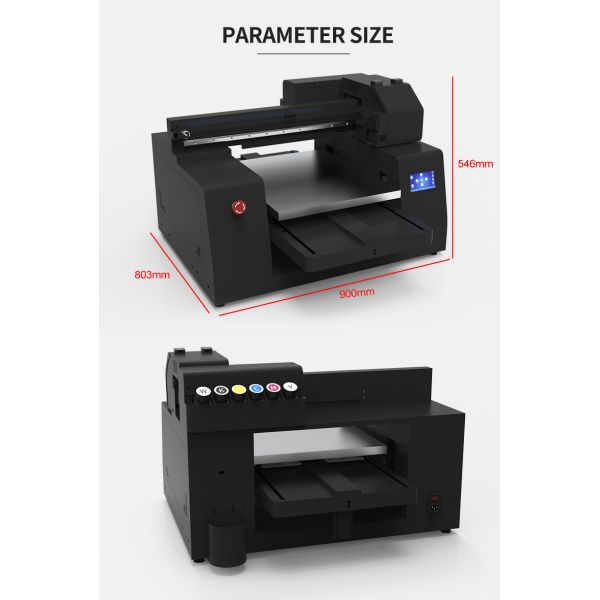 KECAI 4050 UV Flatbed Printer With White Ink & Varnish Industrial XP600 Head UV Printer for Metal Glass Acrylic Wood