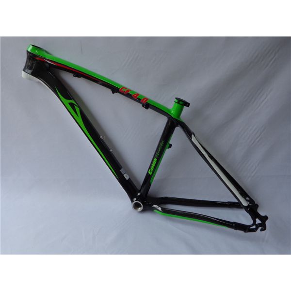 Carbon MTB Frame 26er 15"/17 NT02 Mountain Bicycle/Bike Frame Bright-green Decal