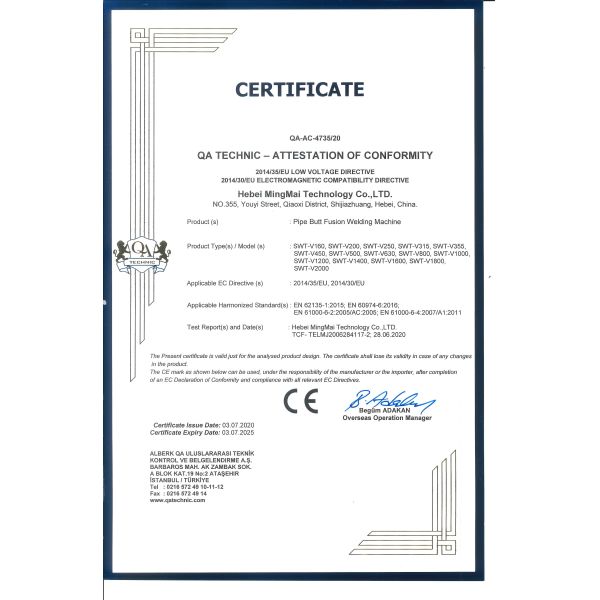 Effecitve 1000mm HDPE Pipe Butt Fusion Welding Machines For Irrigation Water Supply