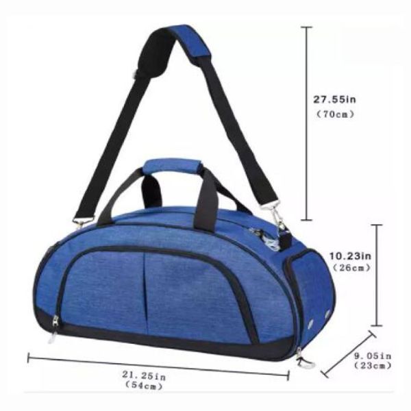 Custom Overnight Men Weekend Bags With Shoe Compartment Waterproof Portable