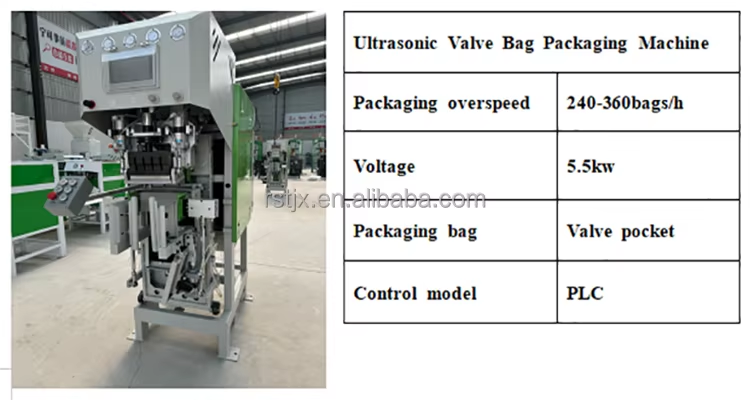 High Accuracy Dry Powder Packaging Equipment Automatic Ultrasonic Air Floating Dry Mortar Filling Machine PLC Controlled