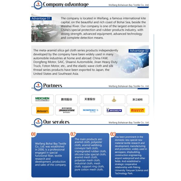 Lightweight Meta Aramid Fabric Aramid Fabric Material With Excellent Heat And Abrasion Resistance