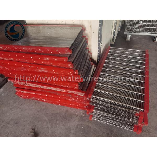 1.7mm Slot Aisi 304 Wedge Wire Panels With Polyurethane Frame